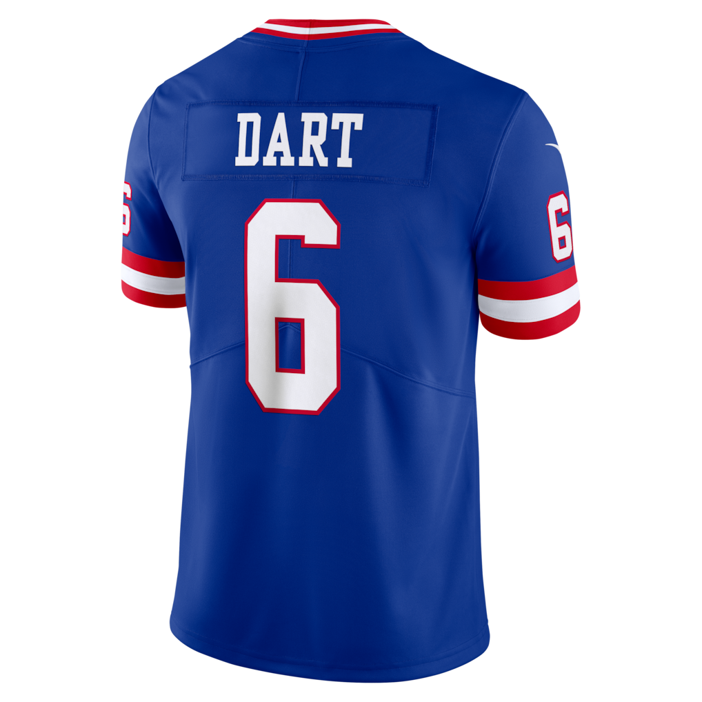 Perkns NY.Giants #6 Jaxson Dart Royal Legacy Vapor Untouchable Stitched Limited Jerseys
