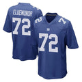 Perkns NY.Giants #72 Jermaine Eluemunor Player Royal Home Game Stitched Jerseys