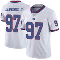 Perkns NY.Giants #97 Dexter Lawrence II Player Vapor White Limited Stitched Jerseys