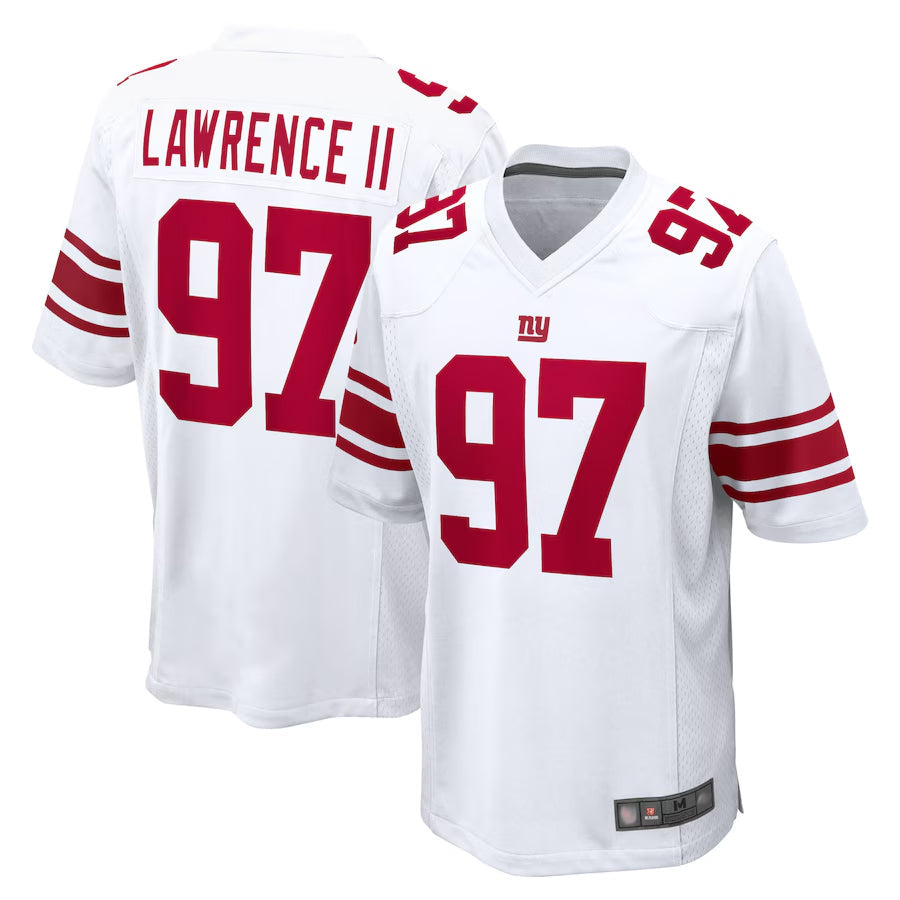Perkns NY.Giants #97 Dexter Lawrence II Player White Game Stitched Jerseys