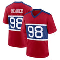 Perkns NY.Giants #98 DJ Reader Player Red Century Home Game Stitched Jerseys