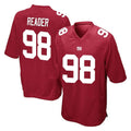 Perkns NY.Giants #98 DJ Reader Player Red Home Game Stitched Jerseys