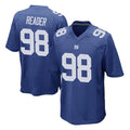 Perkns NY.Giants #98 DJ Reader Player Royal Home Game Stitched Jerseys