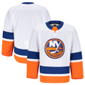 Perkns NY.Islanders White Away Authentic Pro Jerseys