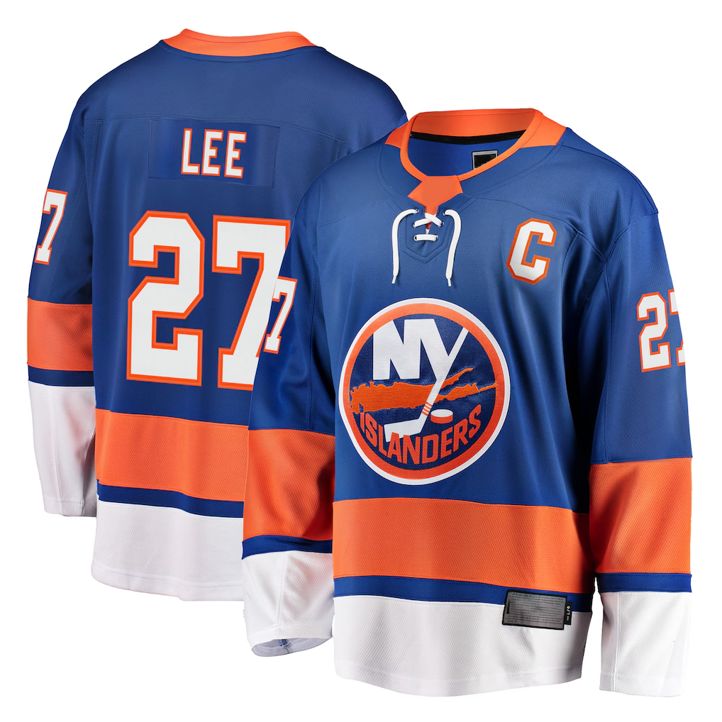 Perkns NY.Islanders #27 Anders Lee Royal Breakaway Jerseys