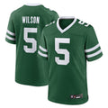 Perkns NY.Jets Home Game Jerseys - Gotham Green - #5 Garrett Wilson Player Stitched Jerseys