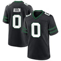 Perkns NY.Jets #0 Braelon Allen Player Black Home Game Stitched Jerseys