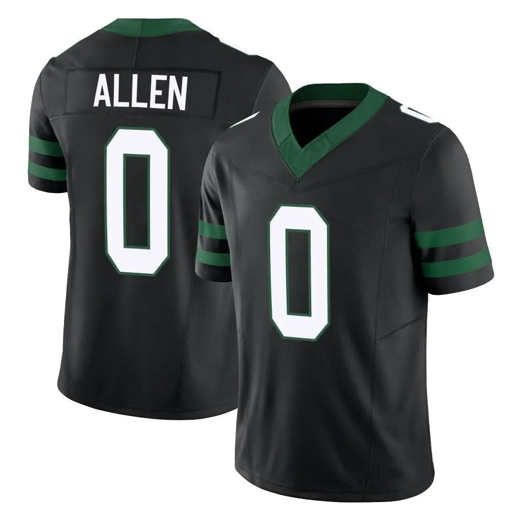 Perkns NY.Jets #0 Braelon Allen Player Black Vapor F.U.S.E. Limited Stitched Jerseys