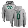 Perkns NY.Jets #0 Braelon Allen Player Gray LOGO Pullover Hoodies Limited Game Stitched Jerseys
