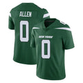 Perkns NY.Jets #0 Braelon Allen Player Green Limited Vapor Home Game Stitched Jerseys