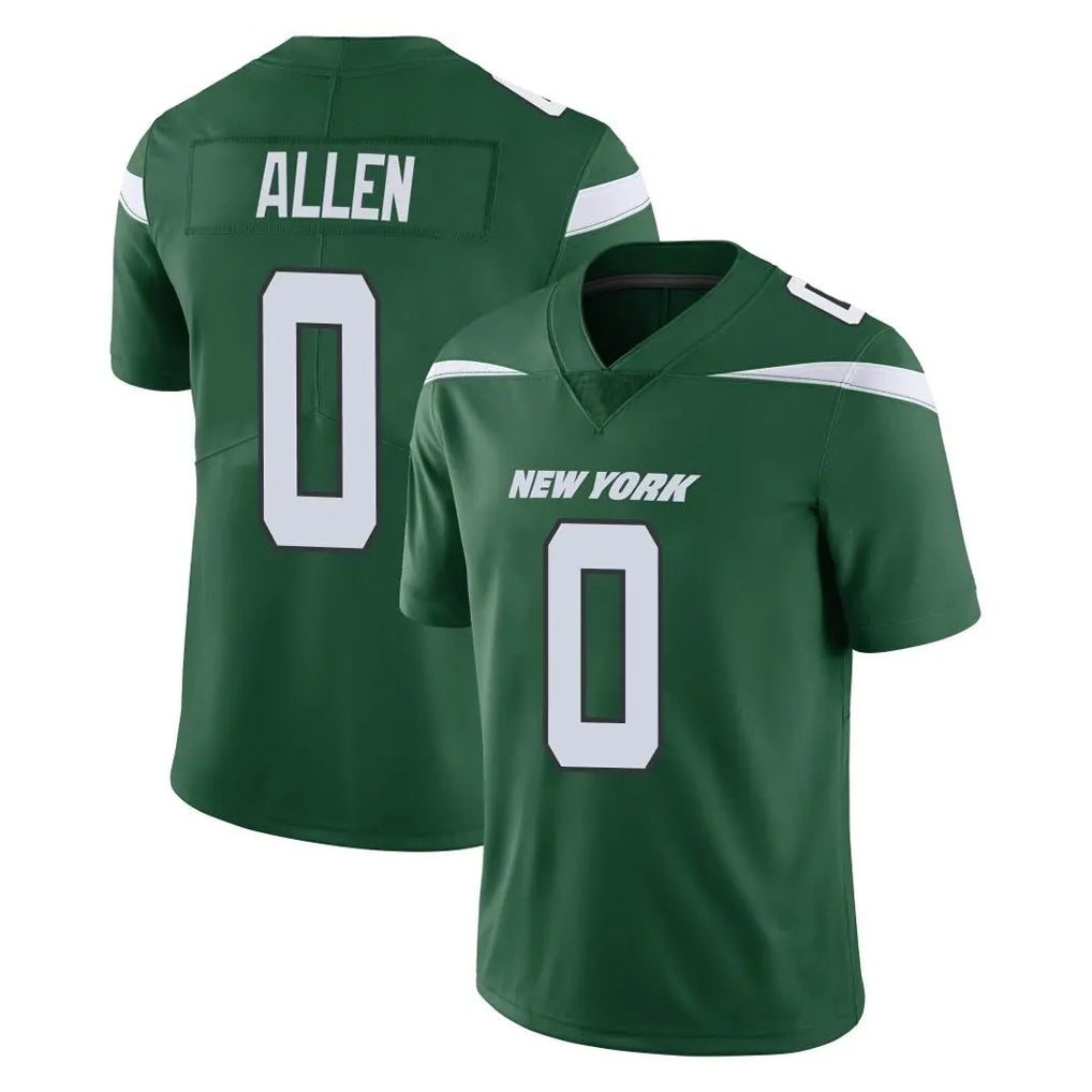 Perkns NY.Jets #0 Braelon Allen Player Green Limited Vapor Home Game Stitched Jerseys