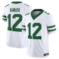 Perkns NY.Jets #12 Joe Namath Legacy White Vapor F.U.S.E. Limited Jersey Stitched American Stitched Jerseys