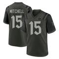 Perkns NY.Jets #15 Adonai Mitchell Player Green 2025 Rivalries Collection Home Game Stitched Jerseys
