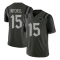 Perkns NY.Jets #15 Adonai Mitchell Player Green Limited 2025 Rivalries Collection Home Game Stitched Jerseys