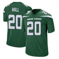 Perkns NY.Jets #20 Breece Hall Player Green Home Game Stitched Jerseys