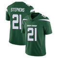 Perkns NY.Jets #21 Brandon Stephens Player Green Limited Vapor Home Game Stitched Jerseys