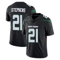 Perkns NY.Jets #21 Brandon Stephens Player Stealth Black Limited Vapor Home Game Stitched Jerseys