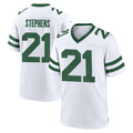 Perkns NY.Jets #21 Brandon Stephens Player White Legacy Home Game Stitched Jerseys