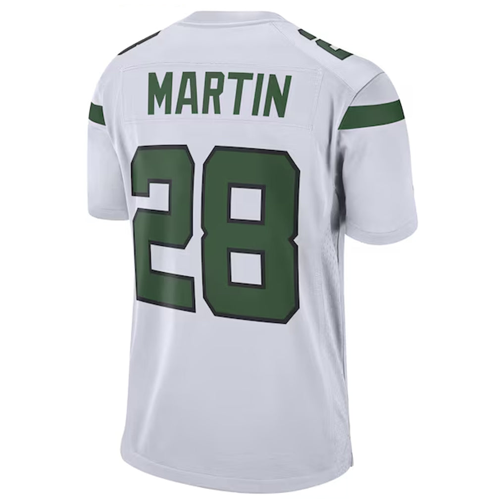 Perkns NY.Jets #28 Curtis Martin Player White Game Stitched Jerseys