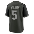 Perkns NY.Jets #5 Garrett Wilson Player Gotham Green Rivalries Collection Game Stitched Jerseys