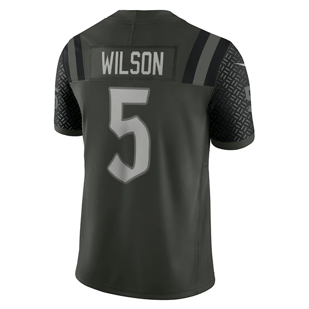 Perkns NY.Jets #5 Garrett Wilson Player Gotham Green Vapor F.U.S.E. Limited Stitched Jerseys
