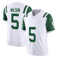 Perkns NY.Jets #5 Garrett Wilson Player White Limited Classic Vapor F.U.S.E. Home Game Stitched Jerseys