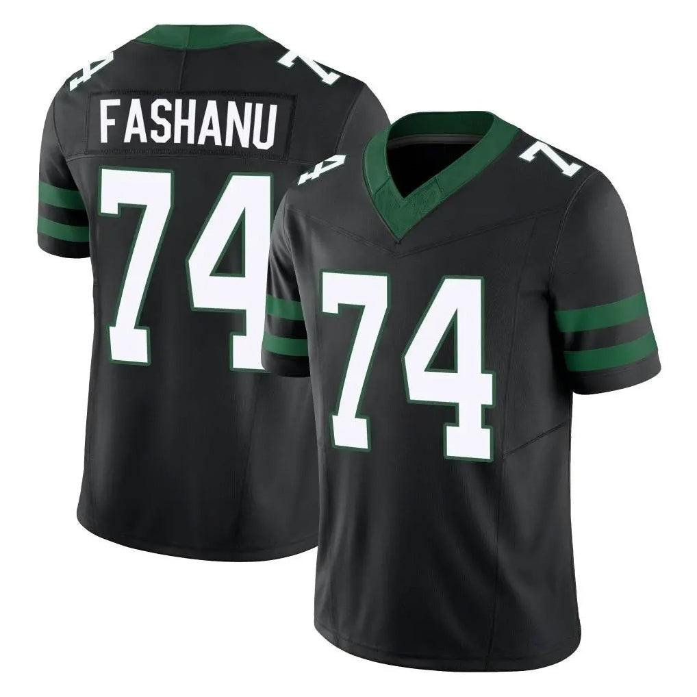 Perkns NY.Jets #74 Olu Fashanu Player Black Limited Legacy Vapor F.U.S.E. Home Game Stitched Jerseys
