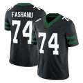 Perkns NY.Jets #74 Olu Fashanu Player Black Limited Legacy Vapor F.U.S.E. Home Game Stitched Jerseys