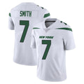 Perkns NY.Jets #7 Geno Smith Player White Spotlight Limited Vapor Home Game Stitched Jerseys