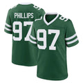 Perkns NY.Jets #97 Harrison Phillips Player Green Legacy Home Game Stitched Jerseys