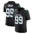Perkns NY.Jets #99 T'Vondre Sweat Player Stealth Black Limited Vapor Home Game Stitched Jerseys