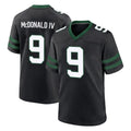 Perkns NY.Jets #9 Will McDonald IV Player Black Legacy Home Game Stitched Jerseys