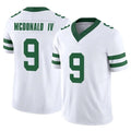 Perkns NY.Jets #9 Will McDonald IV Player White Legacy Limited Vapor F.U.S.E. Home Game Stitched Jerseys