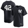 Perkns NY.Yankees #42 Mariano Rivera Player Navy Alternate Limited Stitched Jerseys