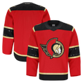 Perkns O.Senators Red Alternate Authentic Pro Jerseys