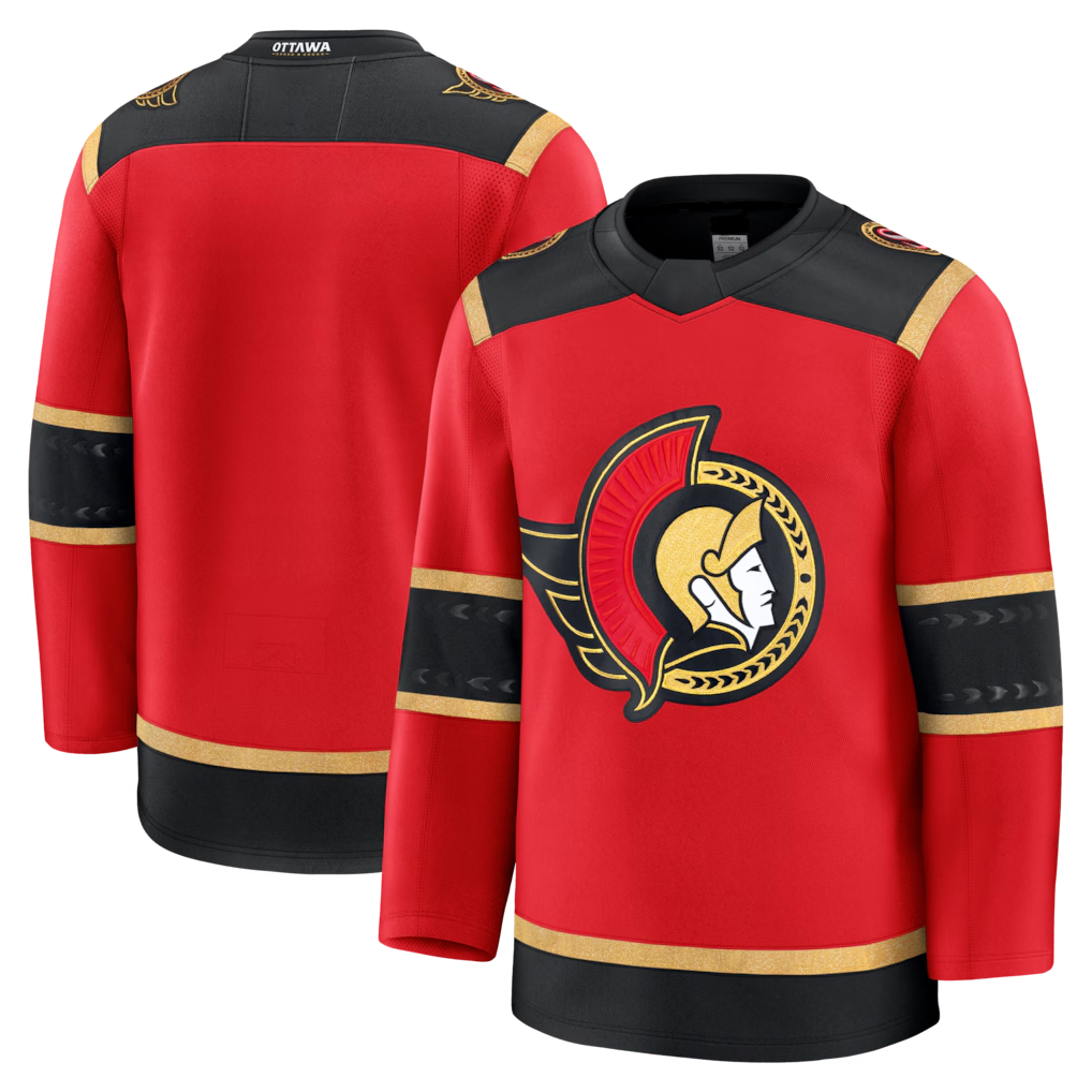 Perkns O.Senators Red Alternate Premium Jerseys
