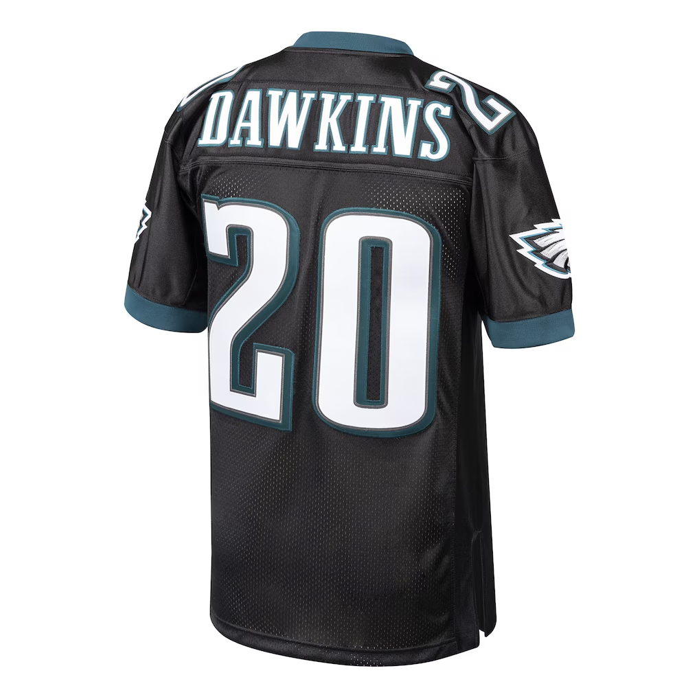 Perkns P.Eagles 2003 #20 Brian Dawkins Mitchell & Ness Black Authentic Throwback Retired Player  Stitched Puhic Jersey