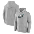Perkns P.Eagles Gray LOGO Pullover Hoodies Home Game Blank Player Stitched Jerseys