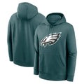 Perkns P.Eagles Midnight Green Performance Pullover Hoodies Home Game Blank Player Stitched Jerseys