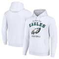 Perkns P.Eagles White Pullover Hoodies Home Game Blank Player Stitched Jerseys