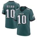 Perkns P.Eagles #10 Braden Mann Player Green Home Game Stitched Jerseys