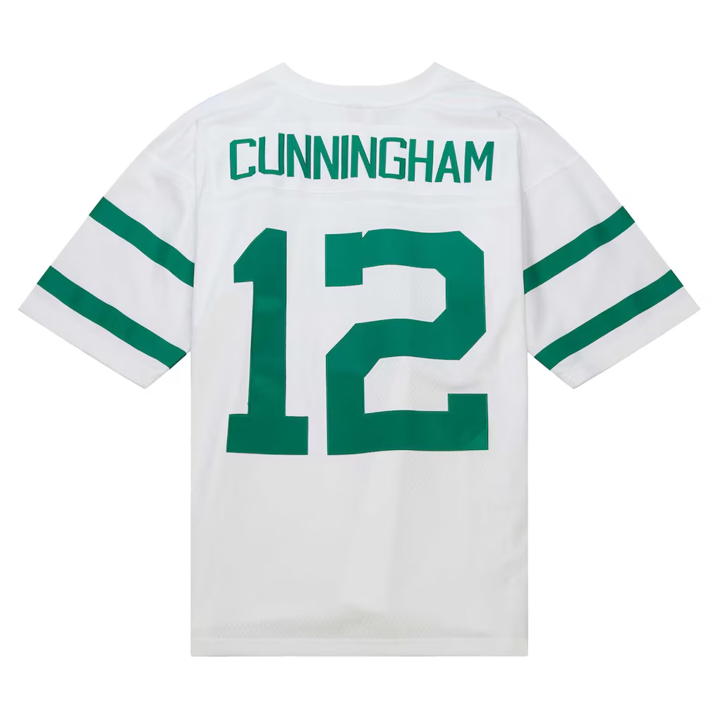 Perkns P.Eagles #12 Randall Cunningham Mitchell & Ness White Legacy Replica Jersey