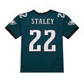 Perkns P.Eagles #22 Duce Staley Mitchell & Ness Midnight Green 2002 Legacy Replica Jersey