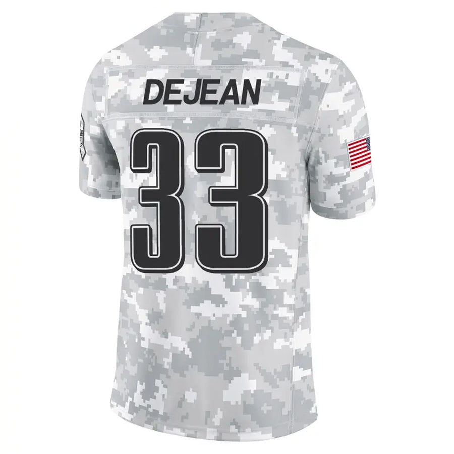 Perkns P.Eagles #33 Cooper DeJean Player Arctic Camo Salute to Service Limited Stitched Jerseys