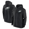 Perkns P.Eagles Black Military Hoodie Game Stitched Jerseys