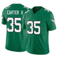 Perkns P.Eagles #35 Michael Carter II Player Green Kelly Alternate Vapor F.U.S.E. Home Game Stitched Jerseys