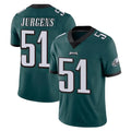 Perkns P.Eagles #51 Cam Jurgens Player Team Color Green Vapor Untouchable Home Game Stitched Jerseys