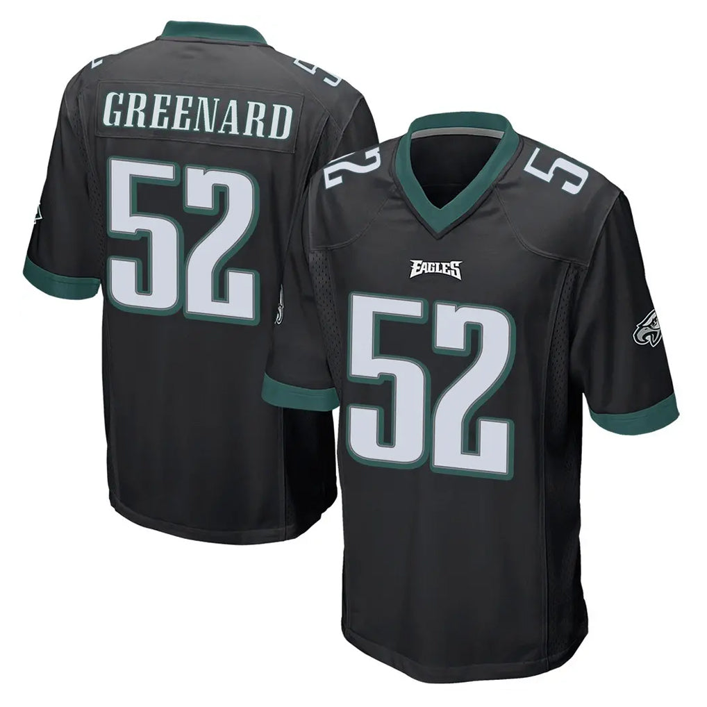 Perkns P.Eagles #52 Jonathan Greenard Player Black Home Game Stitched Jerseys