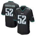 Perkns P.Eagles #52 Jonathan Greenard Player Black Home Game Stitched Jerseys