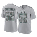 Perkns P.Eagles #52 Jonathan Greenard Player Gray Atmosphere Fashion Home Game Stitched Jerseys